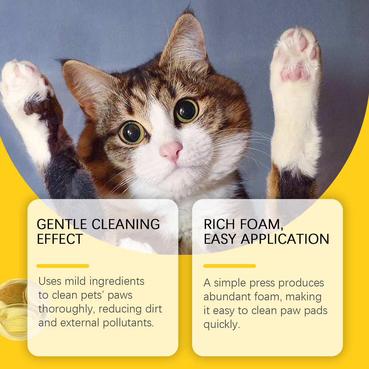 Pet Foot Foam Cleanser Deep Cleaning Dog And Cat Foot Care Moisturizing - V.I.P Digital Presence