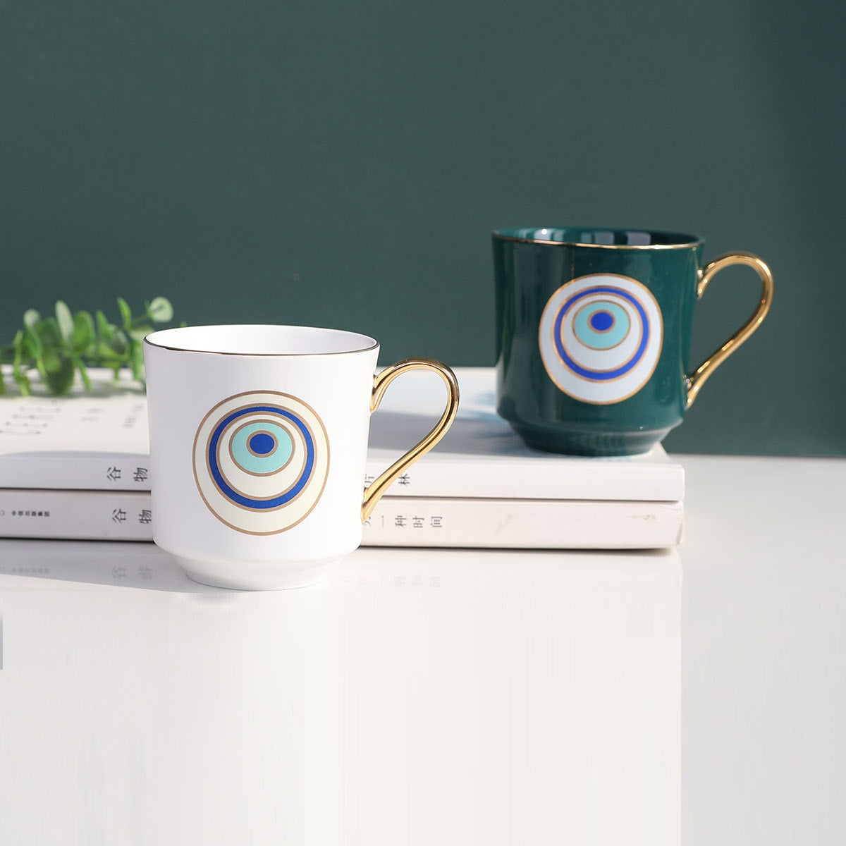 Big eyes mug ceramic water cup ins simple cup - V.I.P Digital Presence