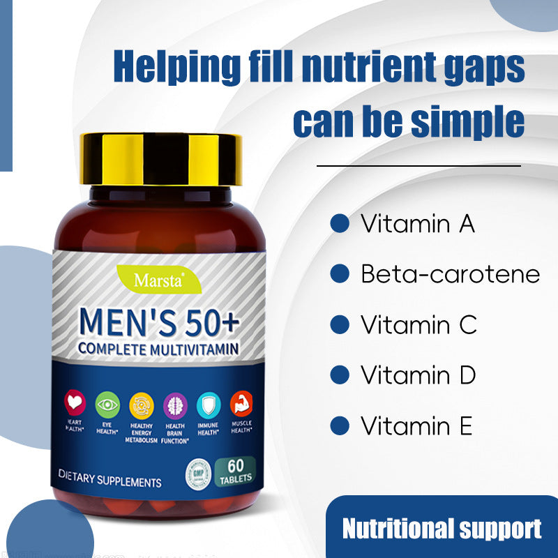 Men's Health Products Men's Multivitamin Tablets MEN'S 50+Complete Multivitamin - V.I.P Digital Presence