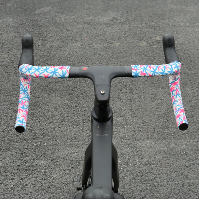 Npy EVA PU Road Bike Handlebar Tape, Anti - Slip & Shock - Absorbing, Sakura Design, with End Plugs - V.I.P Digital Presence