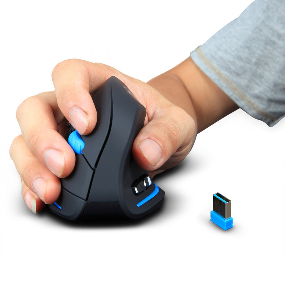 ZELOTES F-35A Vertical Mouse Grip Ergonomic Laptop Desktop Wireless Mouse - V.I.P Digital Presence
