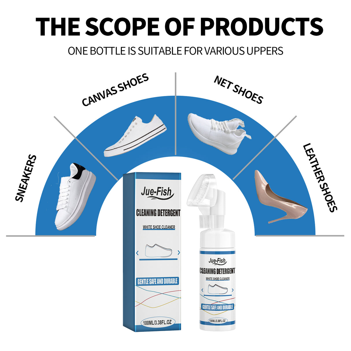 Water-Free Foam Sneakers Cleaning Kit, Small White Shoes Sneakers Decontaminating Brightening White Cleaning Multi-Functional Yellow Cleaner - V.I.P Digital Presence