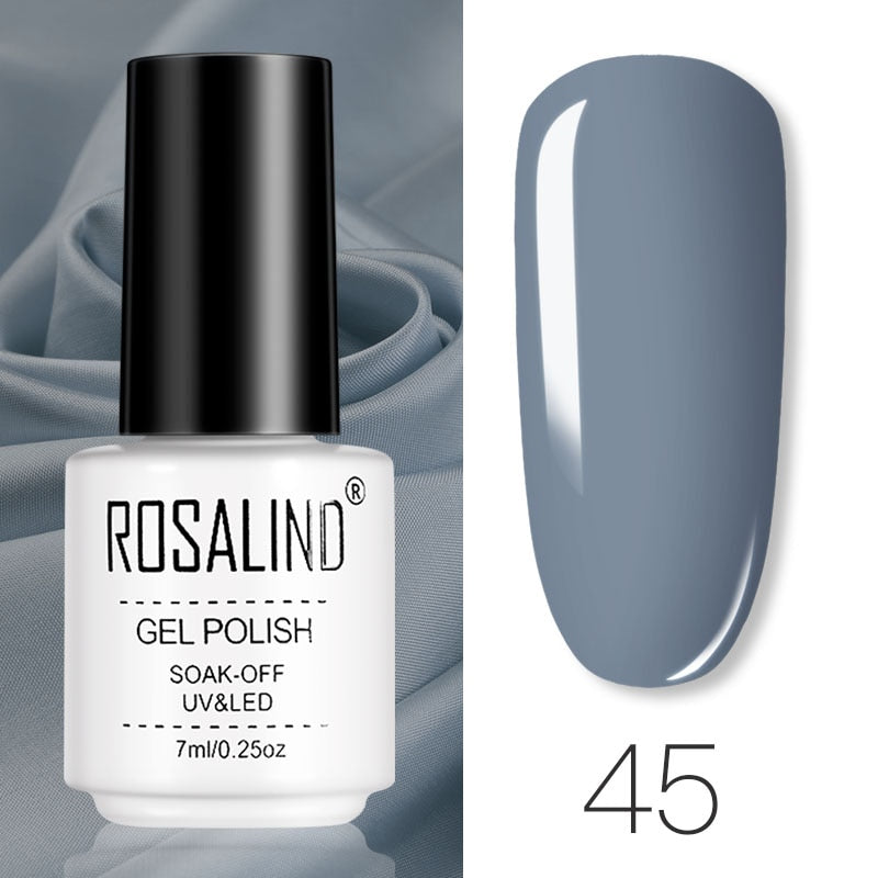 ROSALIND Gel Polish Set Manicure for Nails Semi Permanent Vernis top coat UV LED Gel Varnish Soak Off Nail Art Gel Nail Polish - V.I.P Digital Presence