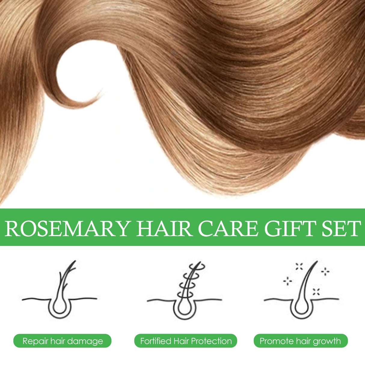 Rosemary Hair Care Nourish Hair Soft Fluffy Strong Moisturizing Root Hair Care Gift Set - V.I.P Digital Presence