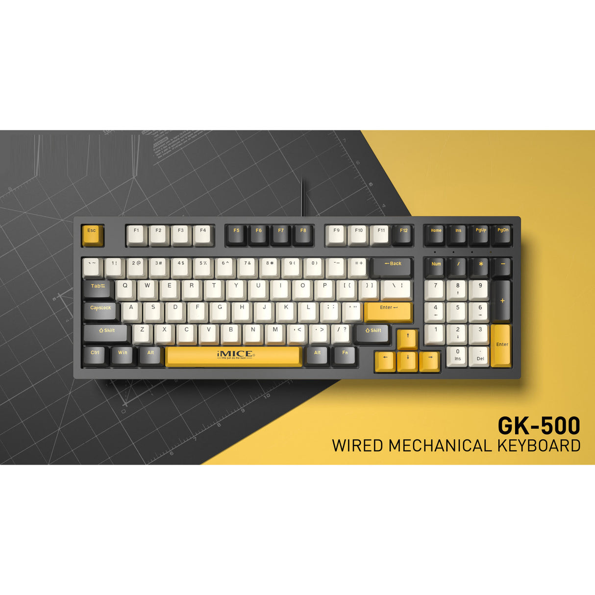 Wired green axis, red axis, tea axis, black axis mechanical keyboard, e-sports game keyboard - V.I.P Digital Presence