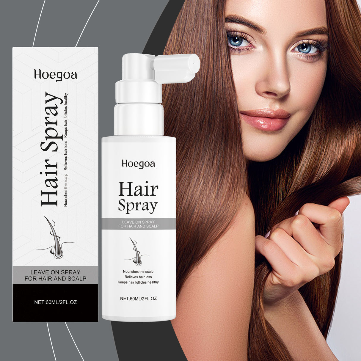 Hair Care Spray Hair Root Deep Moisturizing Scalp Massage Repair Nourishing Hair Care Agent - V.I.P Digital Presence