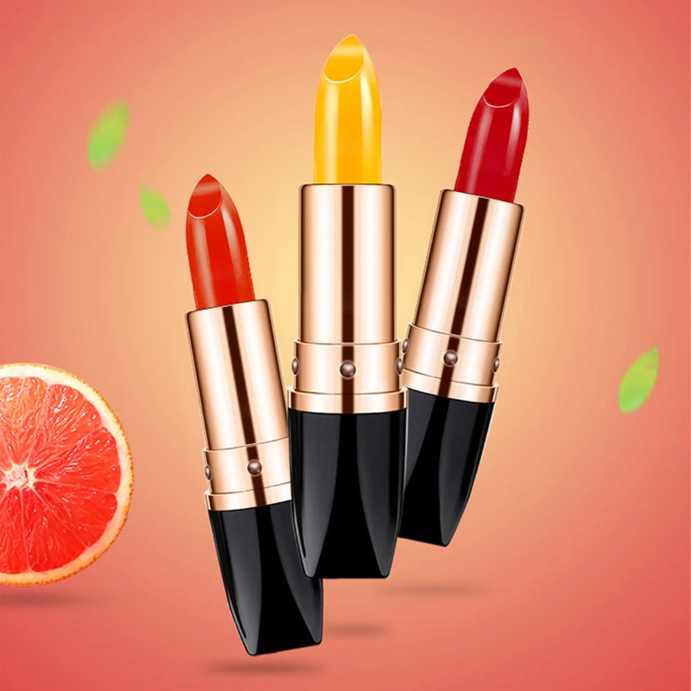 3pcs Temperature Color Change Lipstick Waterproof Lasting Non-stick Cup Lazy Lipstick Moisturizing Nourish Lips Care Makeup Cosmetics - V.I.P Digital Presence
