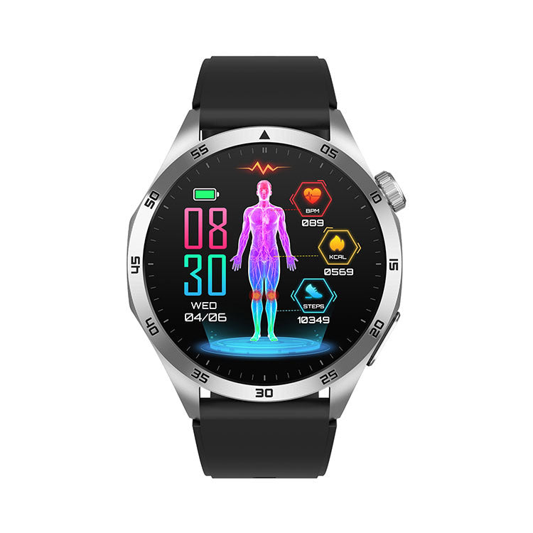 New ET485 smart watch ECG electrocardiogram Bluetooth call AMOLED micro physical examination emotional function - V.I.P Digital Presence