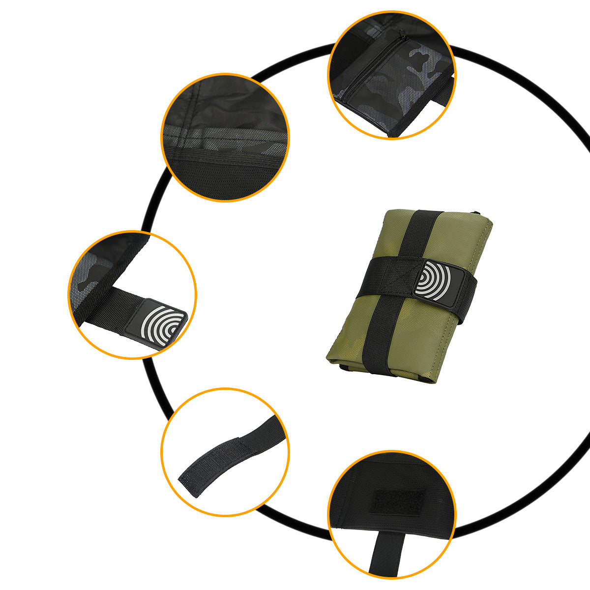 Mountain Bike Bag Saddle Seat Cushion Bag Tire Repair Kit Repair Battery Car Beam Motorcycle Electric Repair Kit