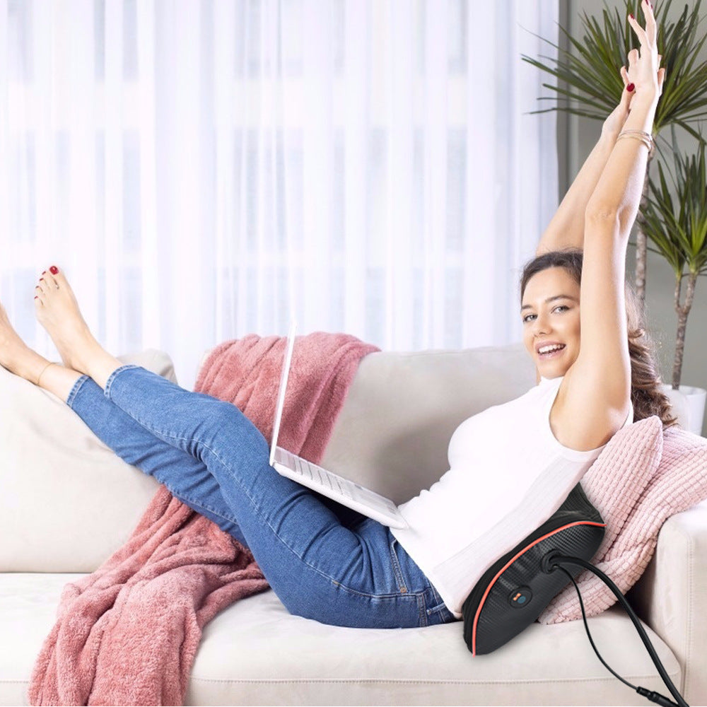 Lumbar Massager Waist Massager Intelligent Pulse Waist Electric Heating Back Massage Cushion - V.I.P Digital Presence