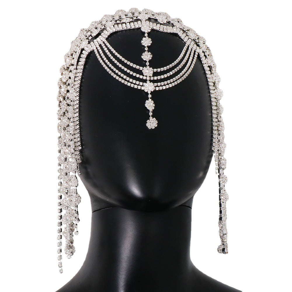 Changliu Su Hair Chain European and American Bohemian Water Diamond Forehead Chain Full of Diamond Headwear Hair chai - V.I.P Digital Presence