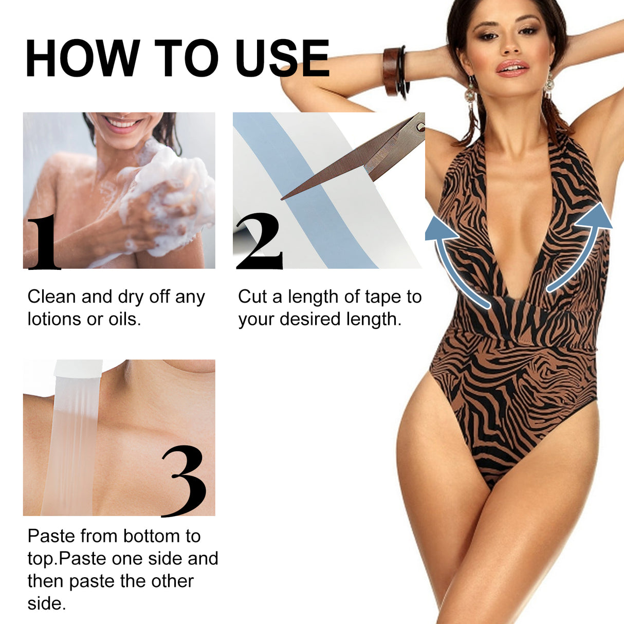 Breast Care Patch Invisible Bra Patch Care Anti-Slip Bump And Tuck Underwear Patch - V.I.P Digital Presence