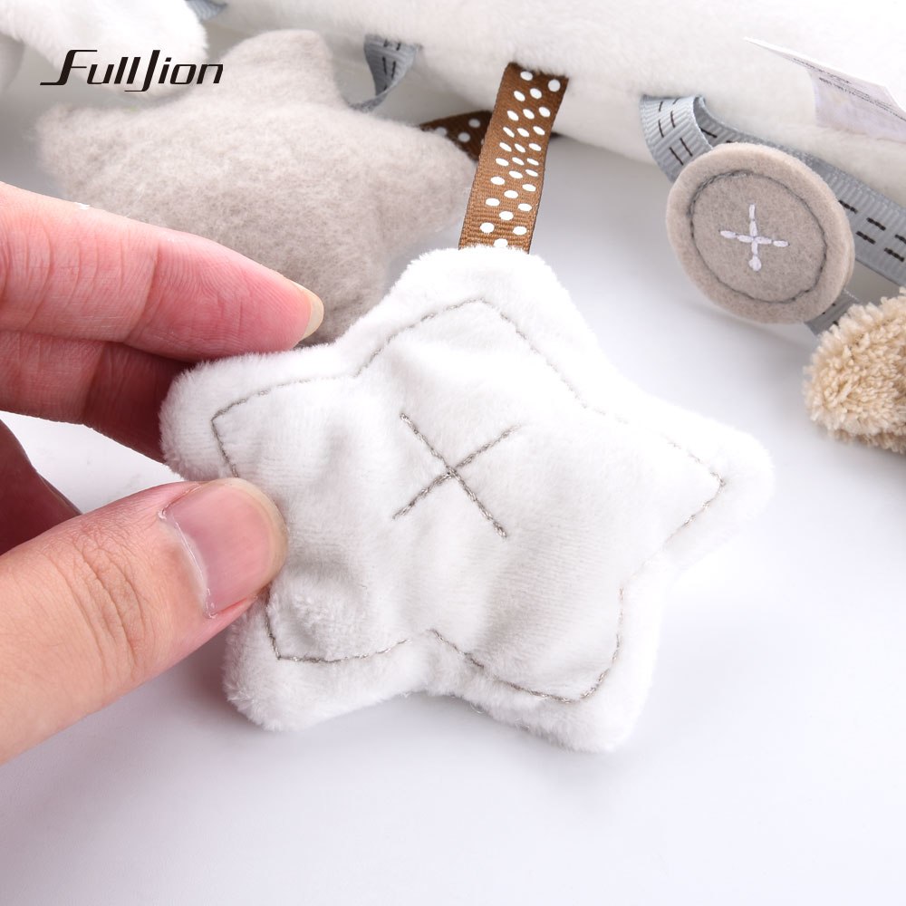 Baby Rabbit Toys Stroller Accessories Hanging Plush Educational Toy Doll Trolley Bells Rattles Carriage Multifunctional - V.I.P Digital Presence