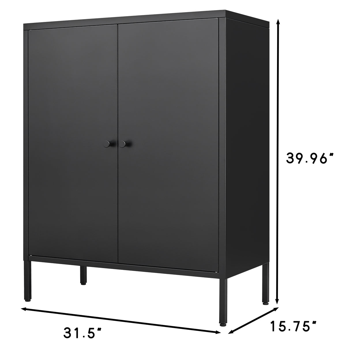 Kitchen Buffet Server Table Accent Sideboard Cupboard Server Buffet Console Table with Doors Cabinet - V.I.P Digital Presence