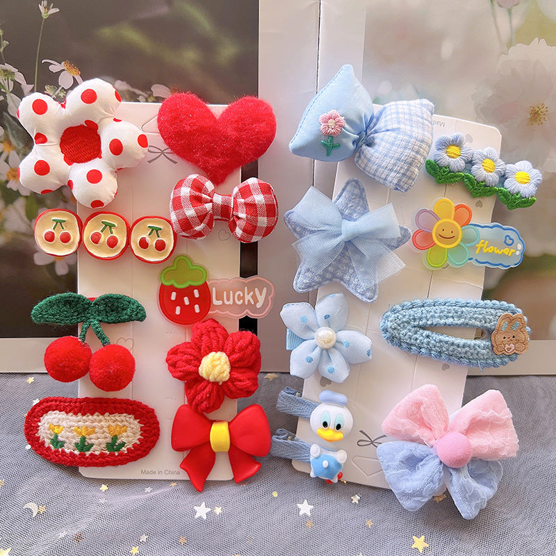 Children's Plush Hair Clip Autumn and Winter New Hair Accessories Little Girls' Hair Clip Cute Headwear - V.I.P Digital Presence