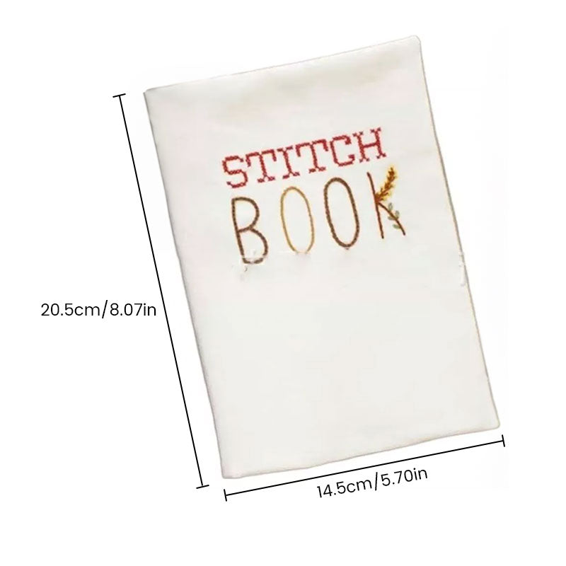 DIY Imitation Linen Sewing Book with Embroidery. Personalize, Improve Skills. Portable - V.I.P Digital Presence