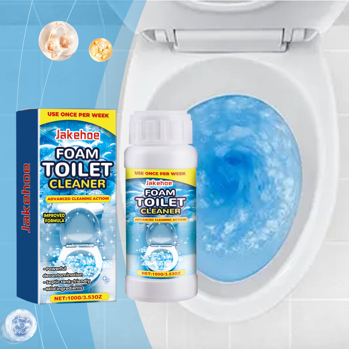 Foam Toilet Cleaner Toilet Cleaner Stains Urine Stains Descaling Odor Cleaning Toilet Cleaner - V.I.P Digital Presence