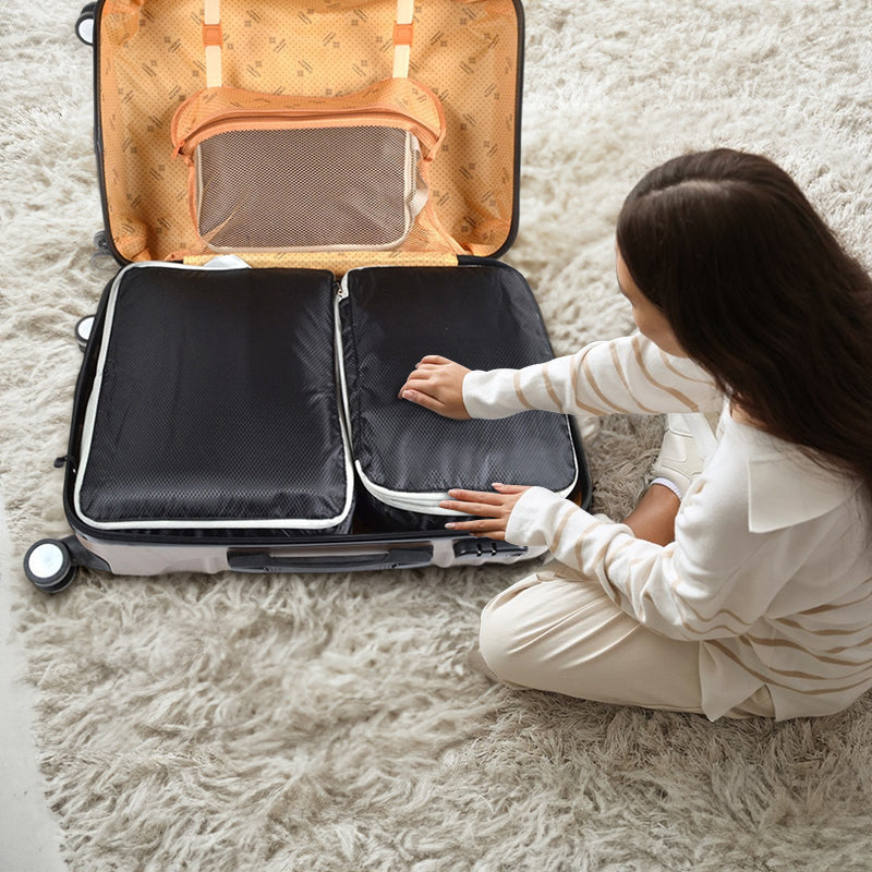 Travel compression packing cubes – ultralight, expandable, for luggage organization - V.I.P Digital Presence