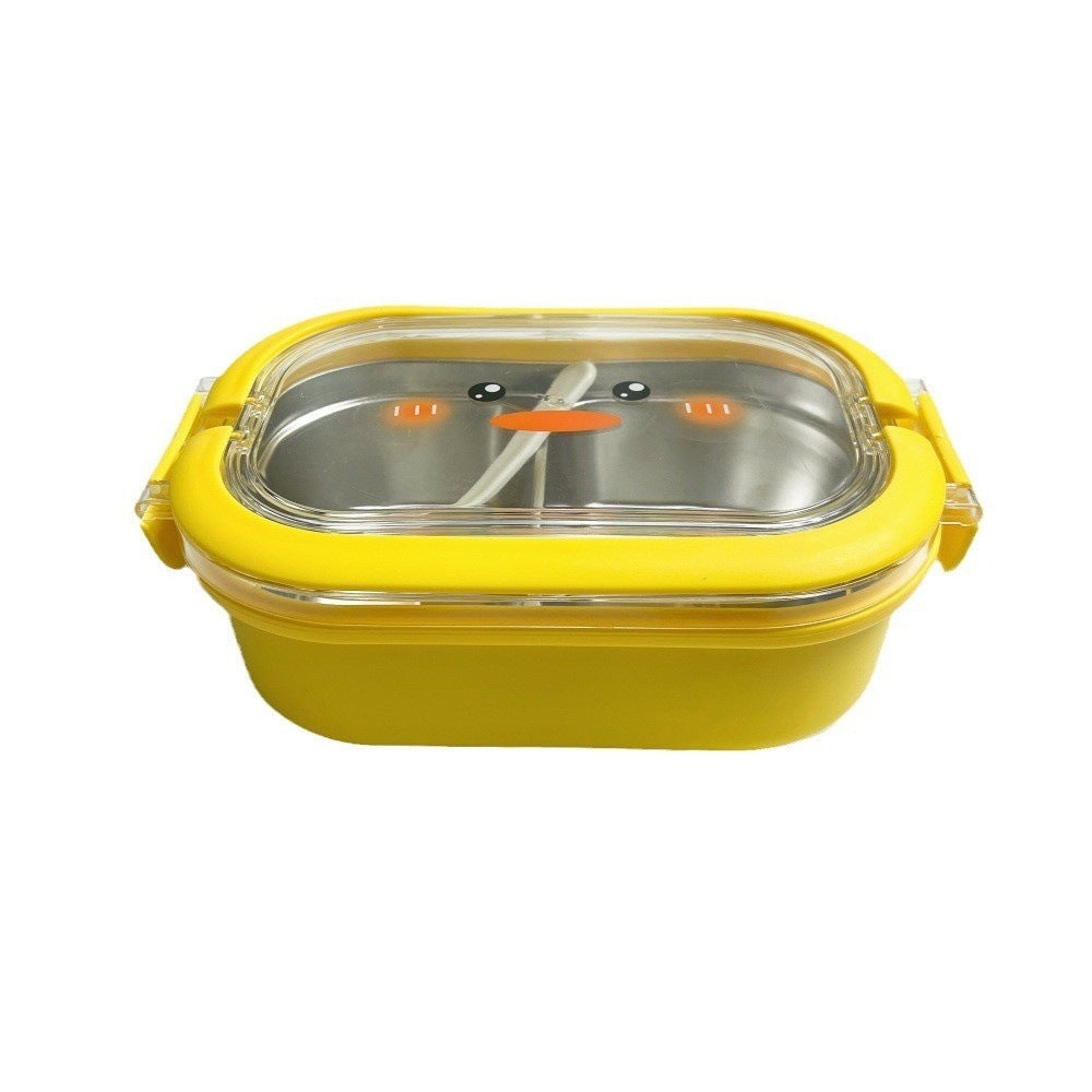 ins style high value cute large capacity compartment lunch box lunch box foldable handle lunch box - V.I.P Digital Presence