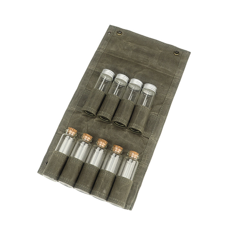 New Canvas Portable Bbq Outdoor Barbecue Seasoning Bottle Seasoning Bag Camping Picnic Seasoning Bottle Set - V.I.P Digital Presence