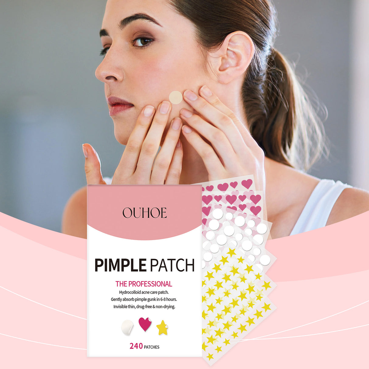 Repair Acne Patch, Facial Cleansing Cover Acne Skin Moisturizing Gentle Skin Cream - V.I.P Digital Presence