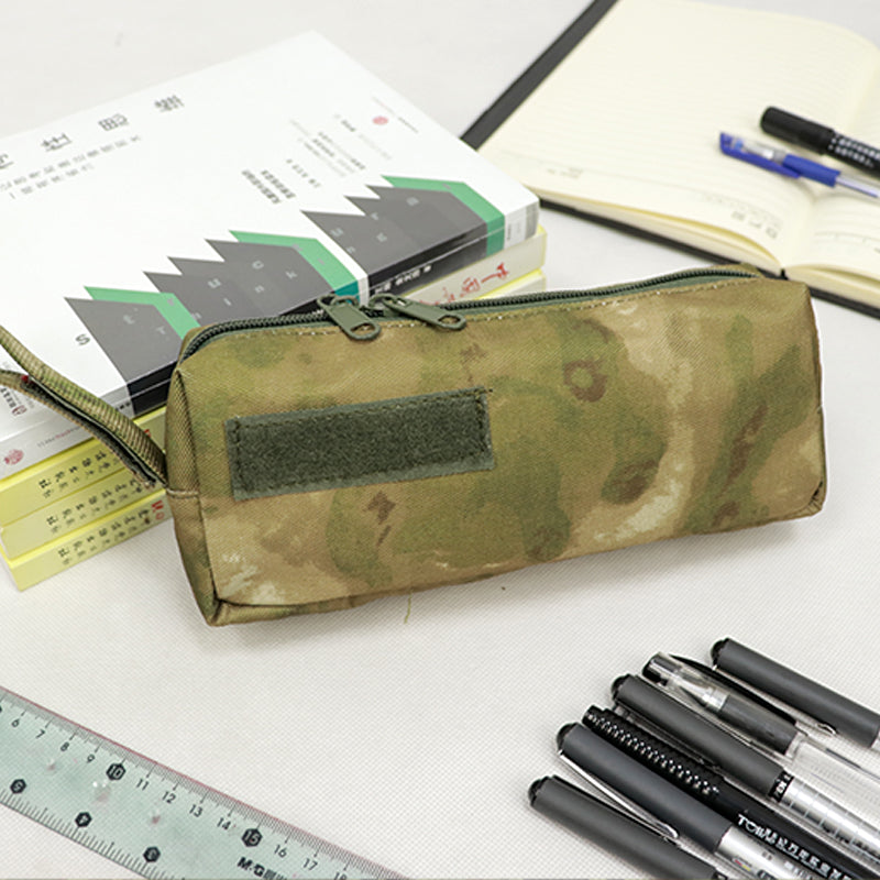 Cold War-era large-capacity tactical storage bag – versatile MOLLE-compatible pouch for students/stationery or tactical use. - V.I.P Digital Presence