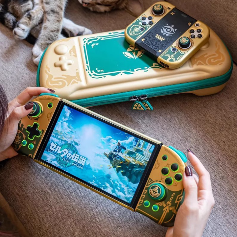 Switch/OLED Zelda Kingdom Tears Series Accessories Charging Grip - V.I.P Digital Presence