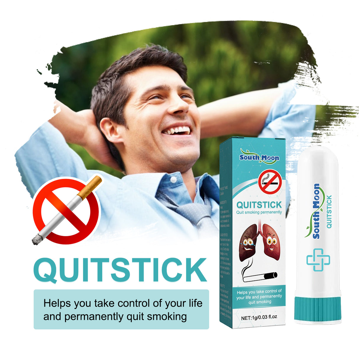 Quit Stick, Relieve Nasal Congestion And Discomfort Nasal Cleaning Repair Body Care Stick - V.I.P Digital Presence