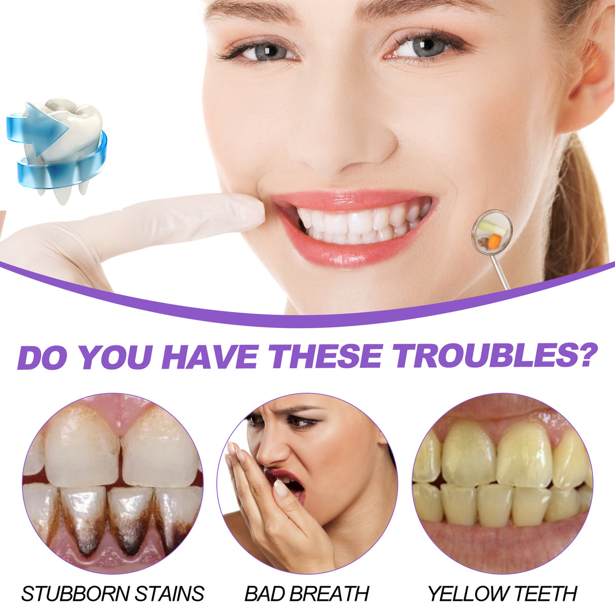 Purple Whitening Toothpaste, Cleans Stains And Odors Brightening Teeth Care Gums Toothpaste - V.I.P Digital Presence