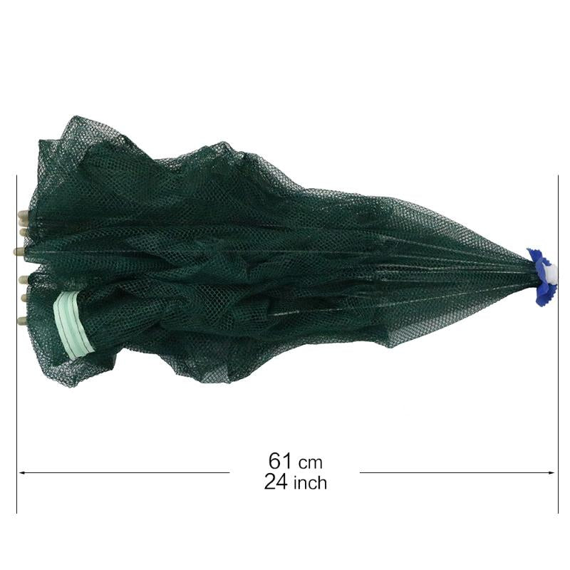 20 Holes Crayfish Cast Folding Fishing Nets
