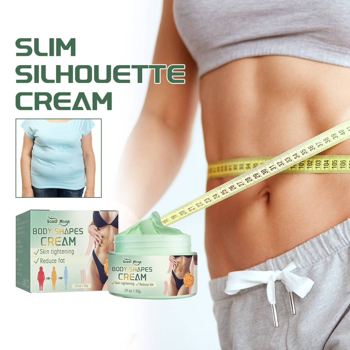 Slim Silhouette Cream, Firming And Soft Body Skin Body Shaping And Slimming Cream - V.I.P Digital Presence