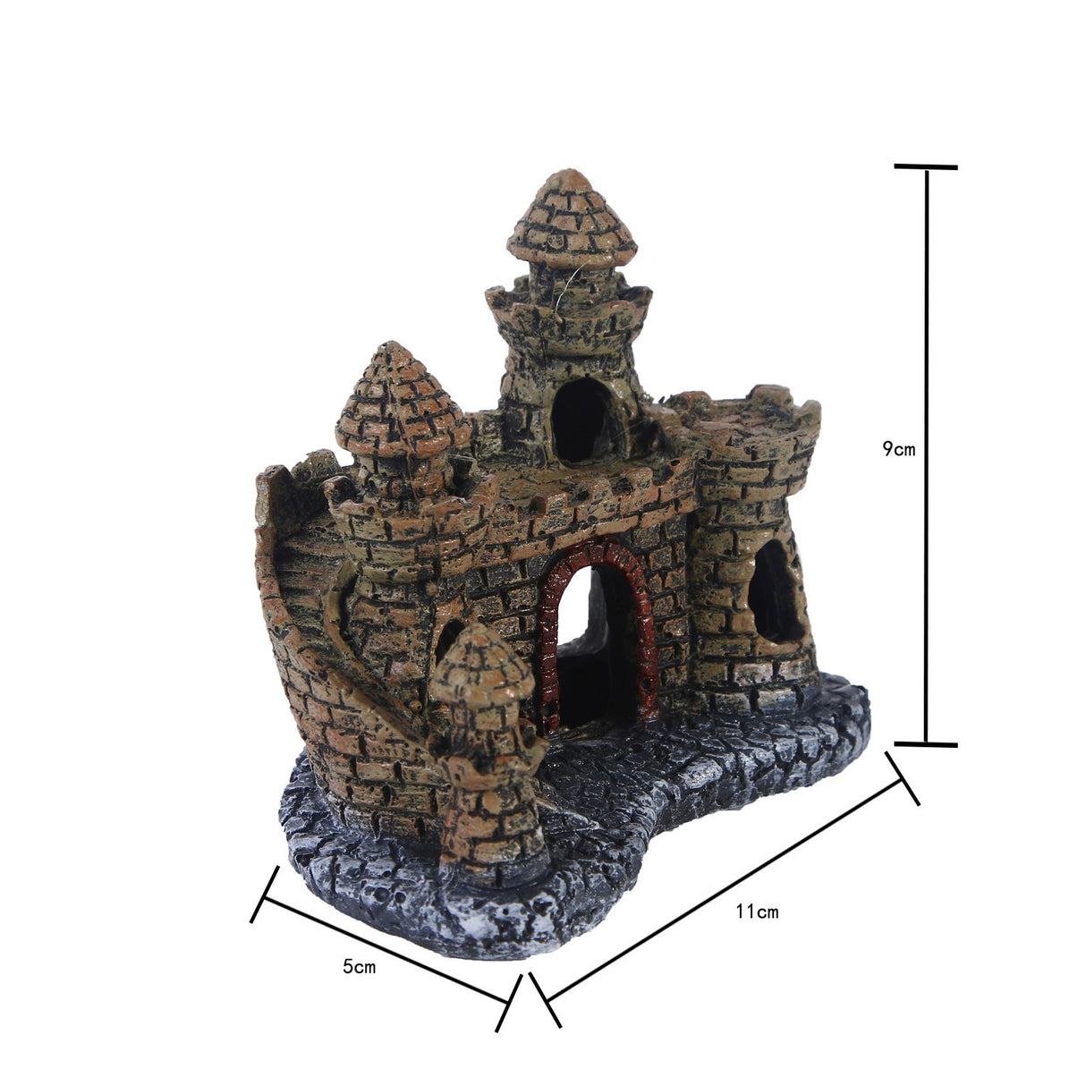 Castle water grass landscaping fish tank resin ornaments - V.I.P Digital Presence