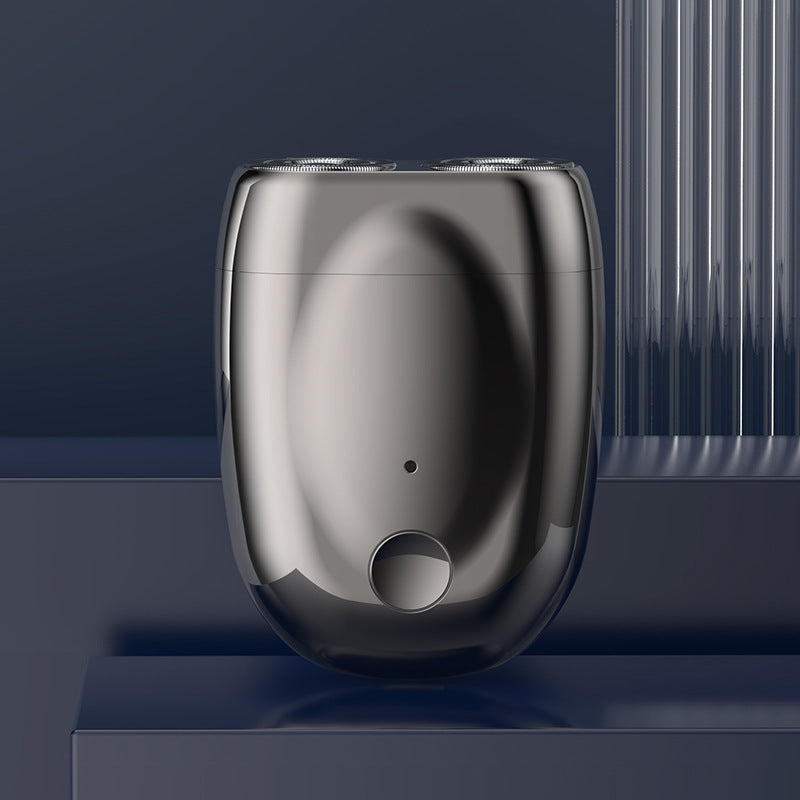 Double headed mini magnetic shaver portable men's electric shaver rechargeable electric shaver - V.I.P Digital Presence