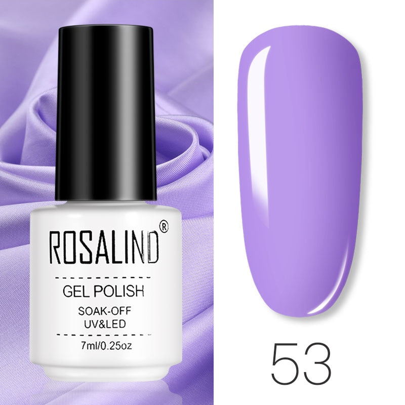 ROSALIND Gel Polish Set Manicure for Nails Semi Permanent Vernis top coat UV LED Gel Varnish Soak Off Nail Art Gel Nail Polish - V.I.P Digital Presence