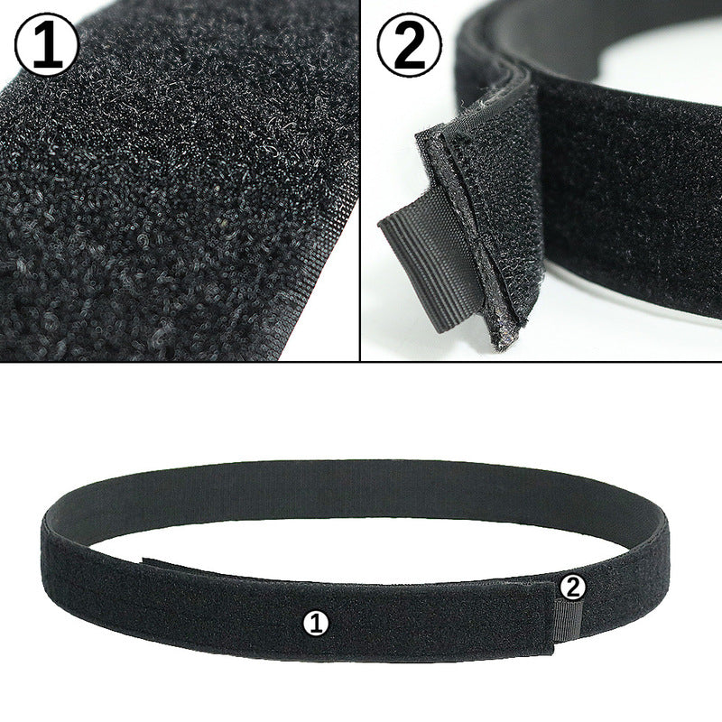 Tactical Inner Belt, Duty Nylon Hook - Loop Adjustable Black Waist Belt - V.I.P Digital Presence