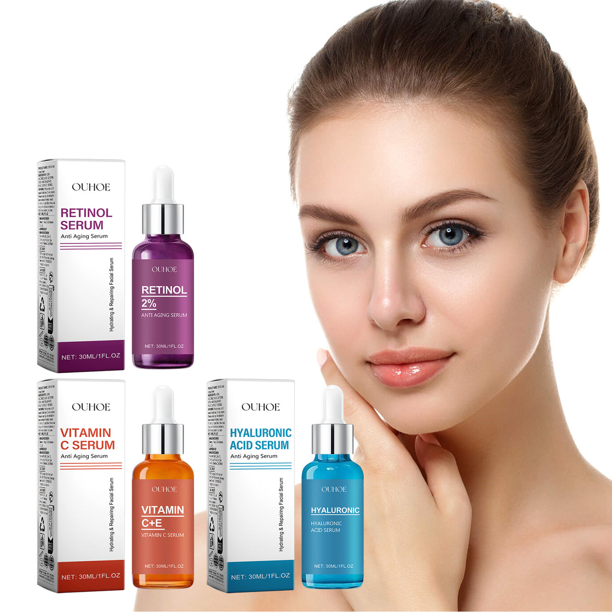 Vitamin C Serum, Moist Tender Firming Skin Fade Out Fine Lines Anti-Wrinkle Skin Cream - V.I.P Digital Presence