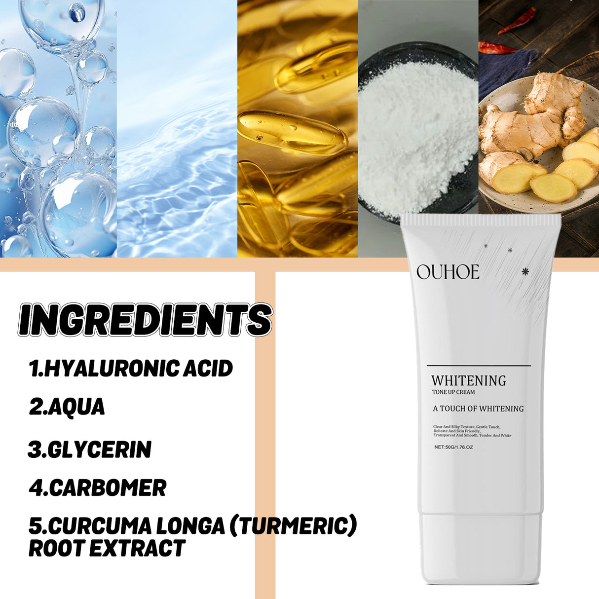 Whitening Tone Up Cream, Moist And Soft Fade Spots Rough Dry Skin Dark Skin Cream - V.I.P Digital Presence