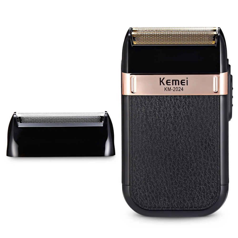 KM -2024 New USB Charging Reciprocating Double Mesh Razor Gold and Silver Knife Mesh Full Body Water Wash - V.I.P Digital Presence