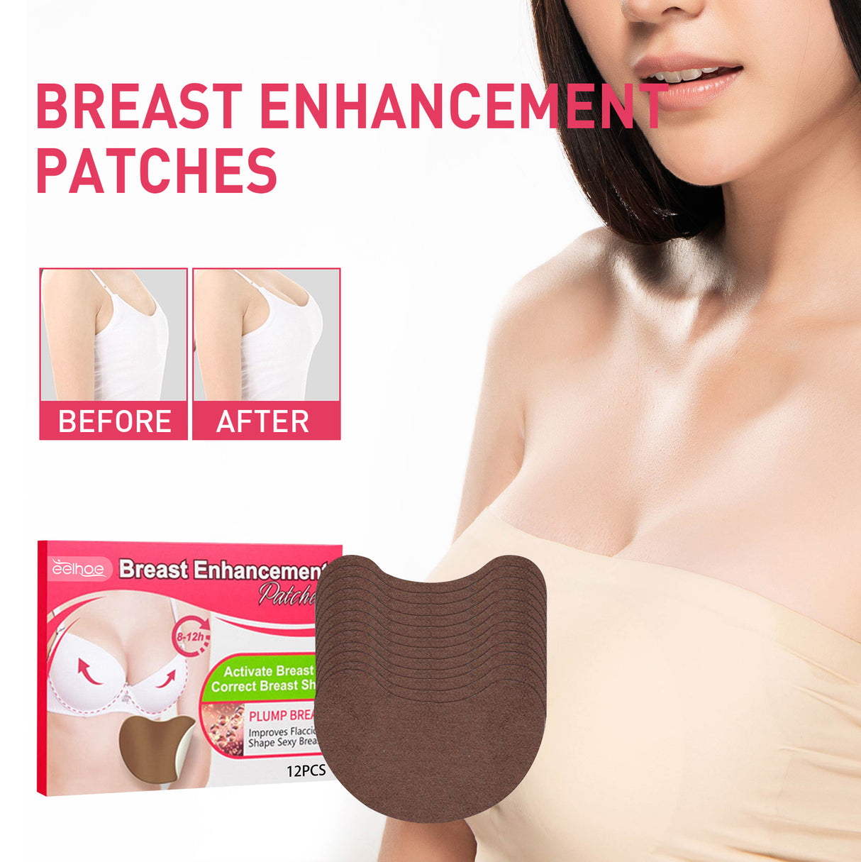 Chest Round Stick Chest Firming Plump Plump Plump Chest Anti-Sagging Moistening Lift Stick