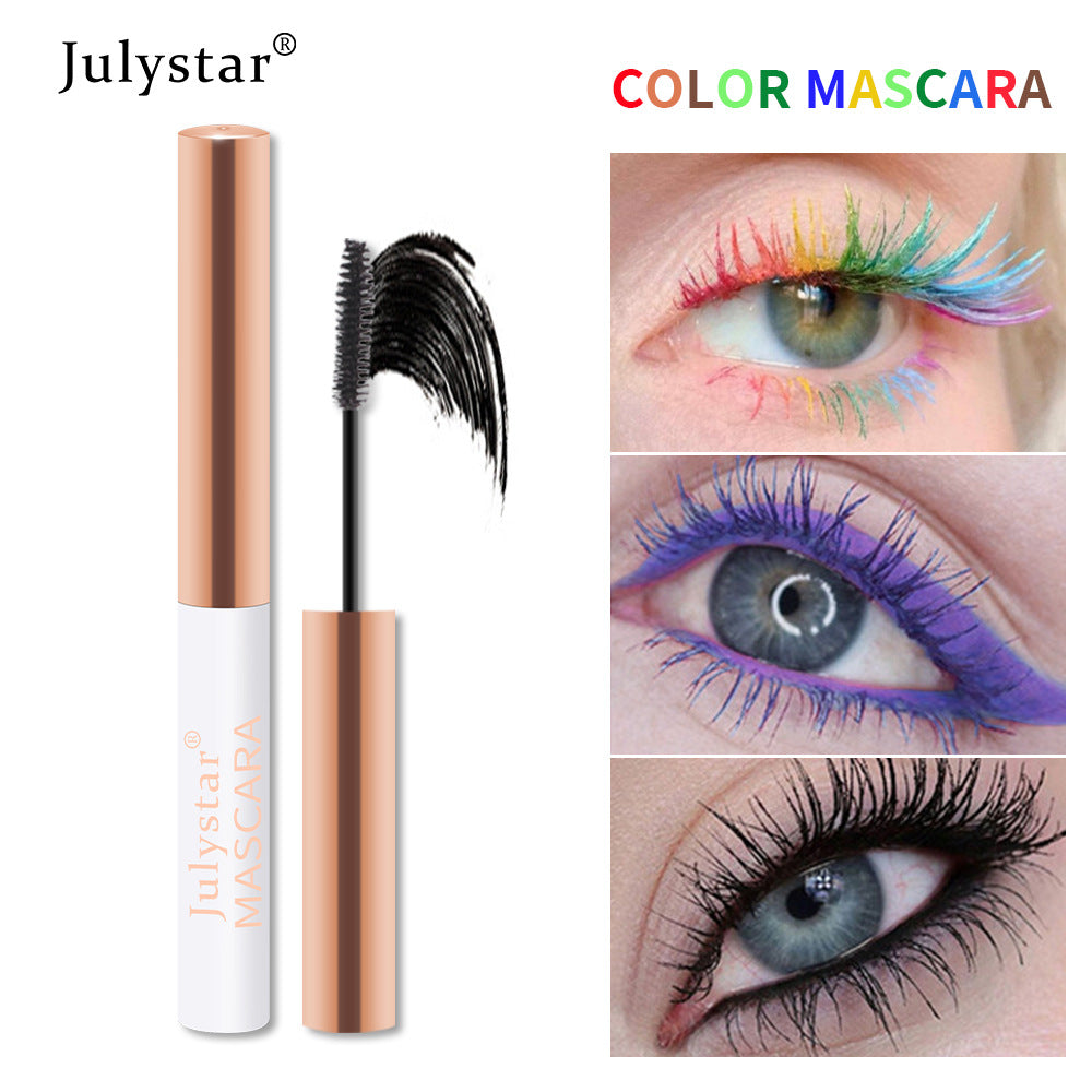 Eyelash Foundation Cream Waterproof Anti Sweat Not Dizzy Dye Slender Long Curl Warped Thick Color Mascara - V.I.P Digital Presence