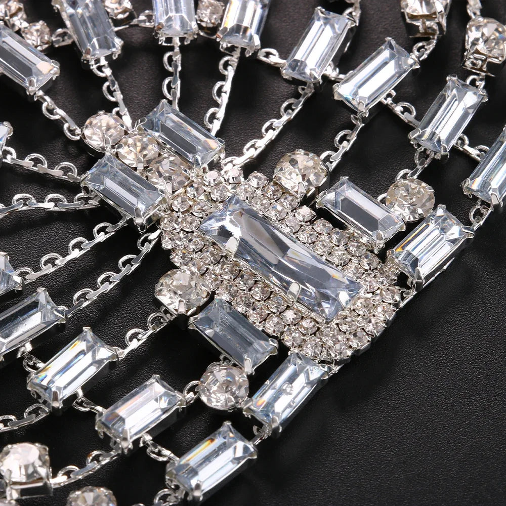 Rhinestone Bridal Headband Hat Forehead Hair Accessories Fashion Jewelry Wedding Crystal Head Chain Women Headpiece Gifts - V.I.P Digital Presence