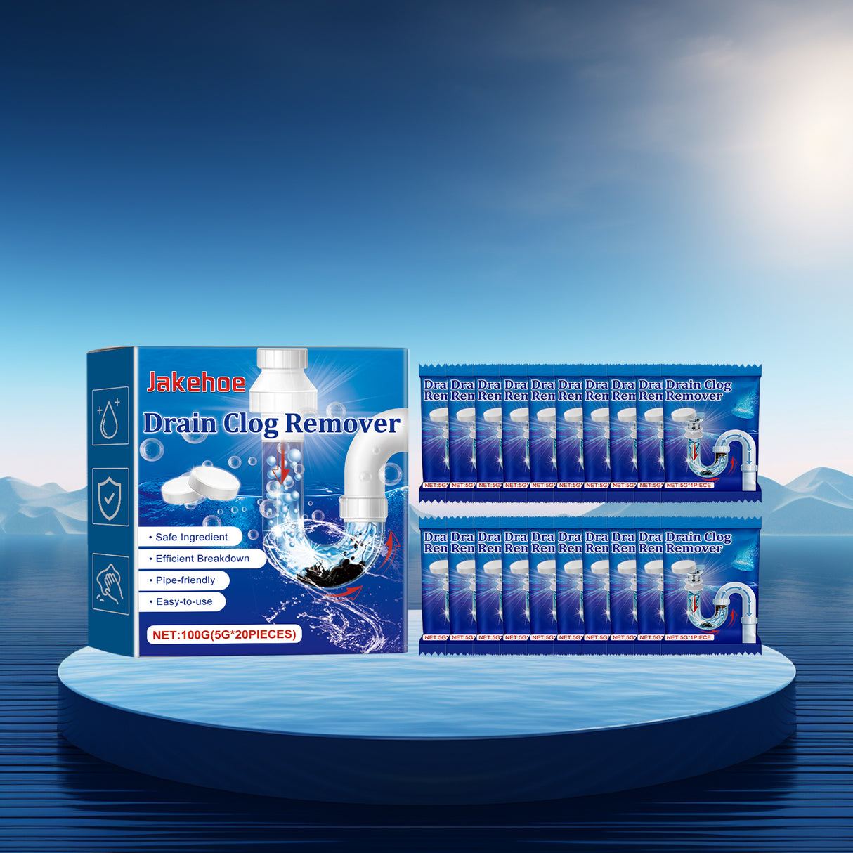 Pipe Dredging Agent Effervescent Tablet Toilet Floor Drain Drain Pipe Drain Dredging Prevent Blockage Cleaning - V.I.P Digital Presence