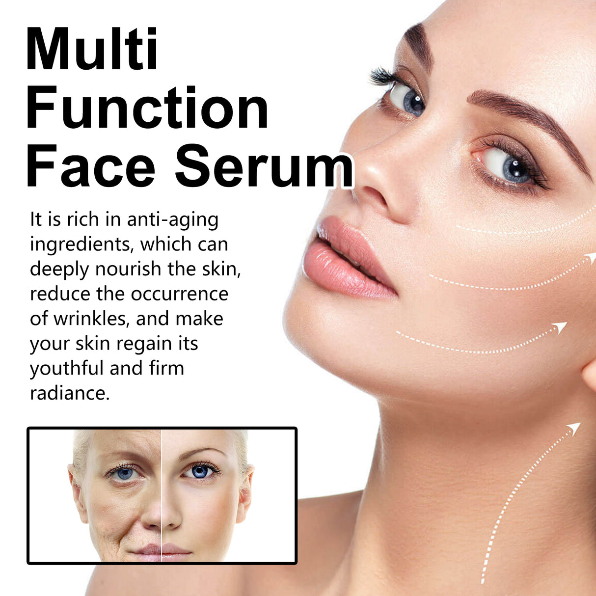 Multi Function Face Serum, Moisturize And Soften Fine Lines And Wrinkles - V.I.P Digital Presence