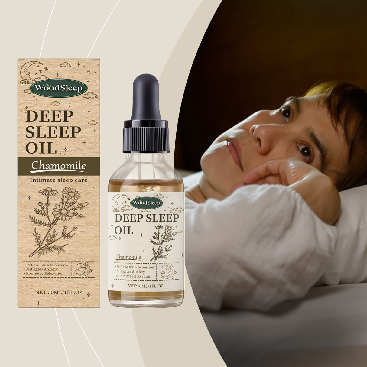 Chamomile Sleep Essential Oil Comfort Daily Portable Hydrating And Moisturizing Body Care Oil - V.I.P Digital Presence