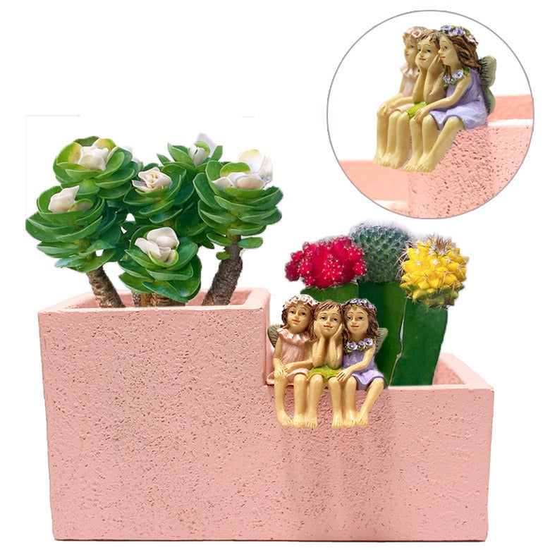 Flower Fairy Flower Pot Decoration Creative Courtyard Garden Pot Decoration - V.I.P Digital Presence