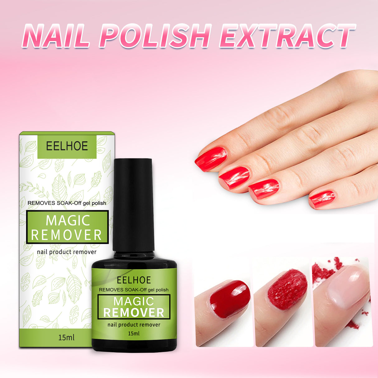 EELHOE Bursting Nail Polish Remover Nail Polish Remover Nail Polish Remover Nail Polish Manicure Shop Special Magic Nail Polish Remover - V.I.P Digital Presence