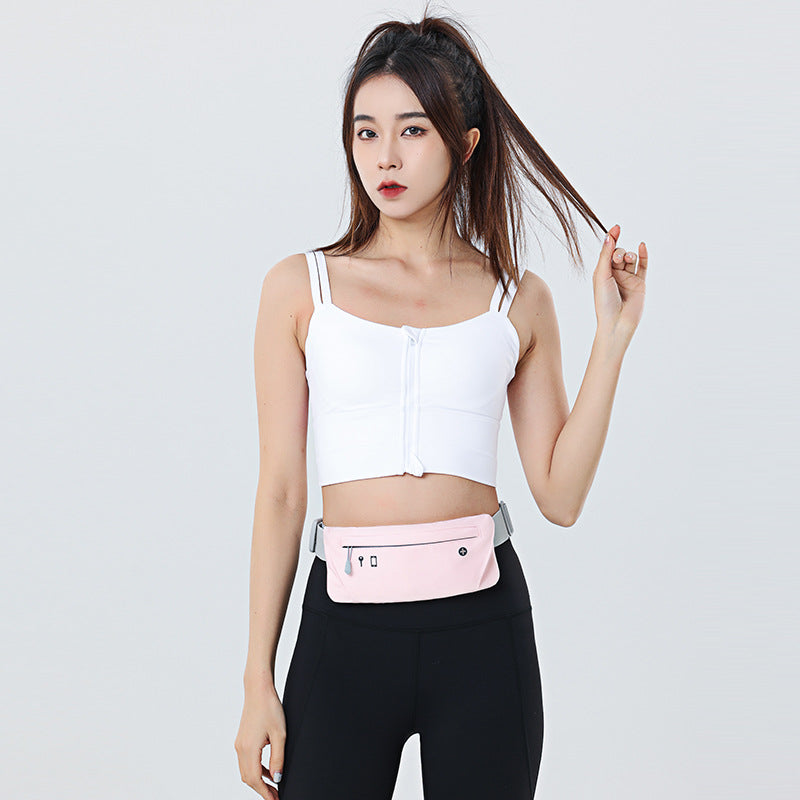 Sports chest waist bag dual-use men's and women's lightweight high-end super Pu crossbody bag outdoor internet famous running phone bag - V.I.P Digital Presence