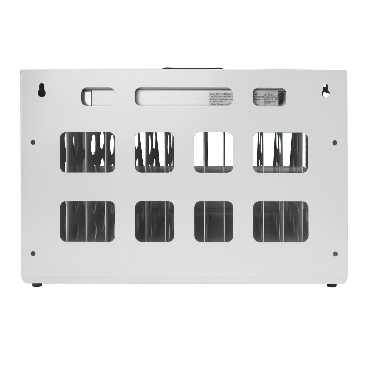 16 Bay Charging Cabinet for Laptop Chromebook Locking Charging Station-WHITE - V.I.P Digital Presence
