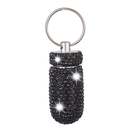 Car Storage Box Bottle Bling Organizer Pill Box Automobile Accessories For Car Interior / Hanging With Key Ring - V.I.P Digital Presence