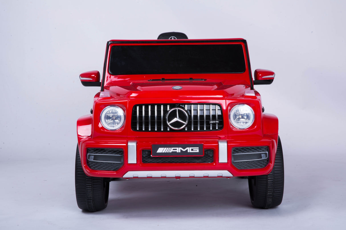 Mercedes Benz G63 Children's Electric Vehicle with Remote Control, 12V Spring Suspension, Safety Lock, and License - V.I.P Digital Presence